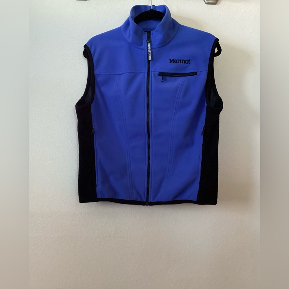 Marmot Women’s Gore Windstopper Vest Blue Size Medium